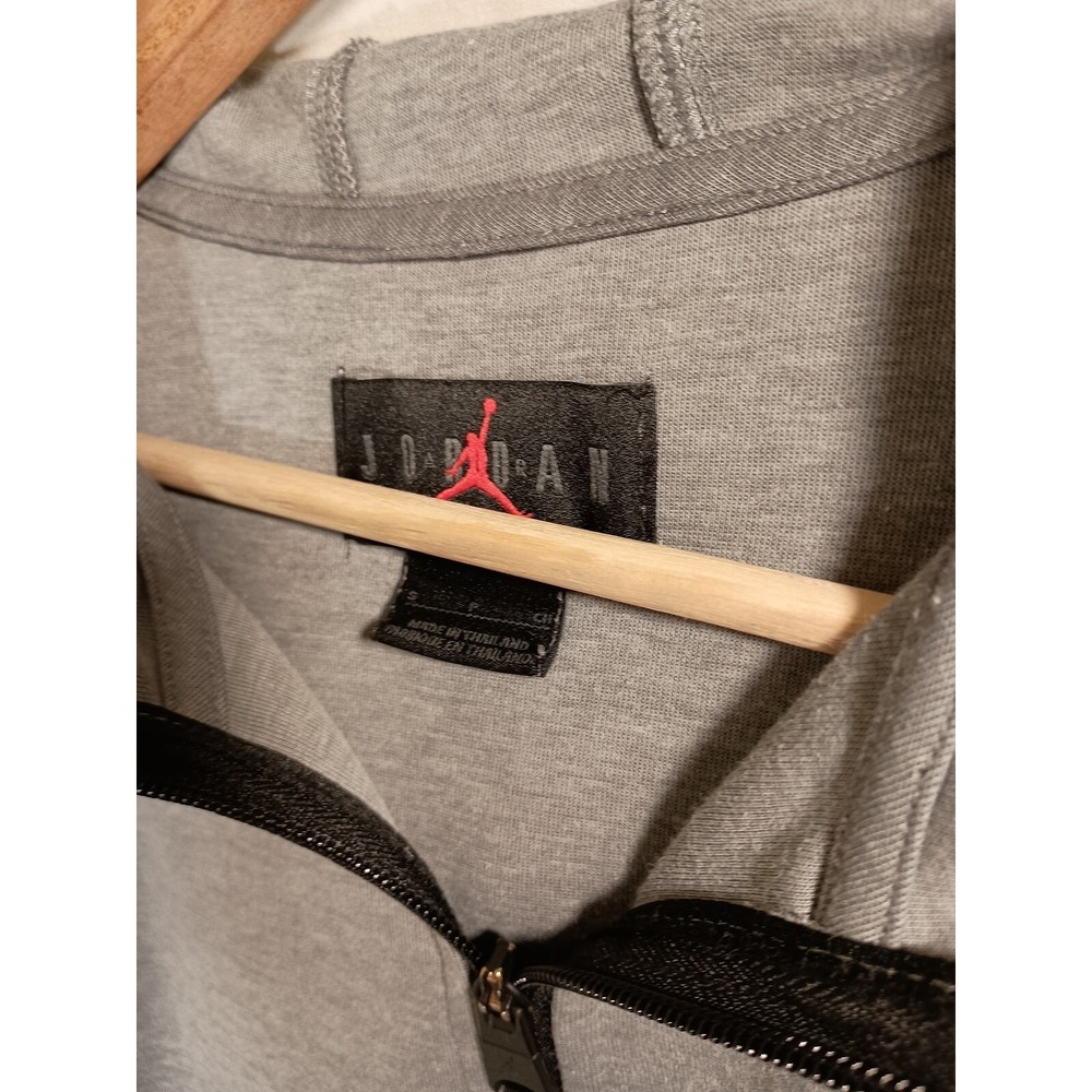 Nike Air Jordan Dri Fit Hoodie Gray And Black Size Small - Picture 3 of 6